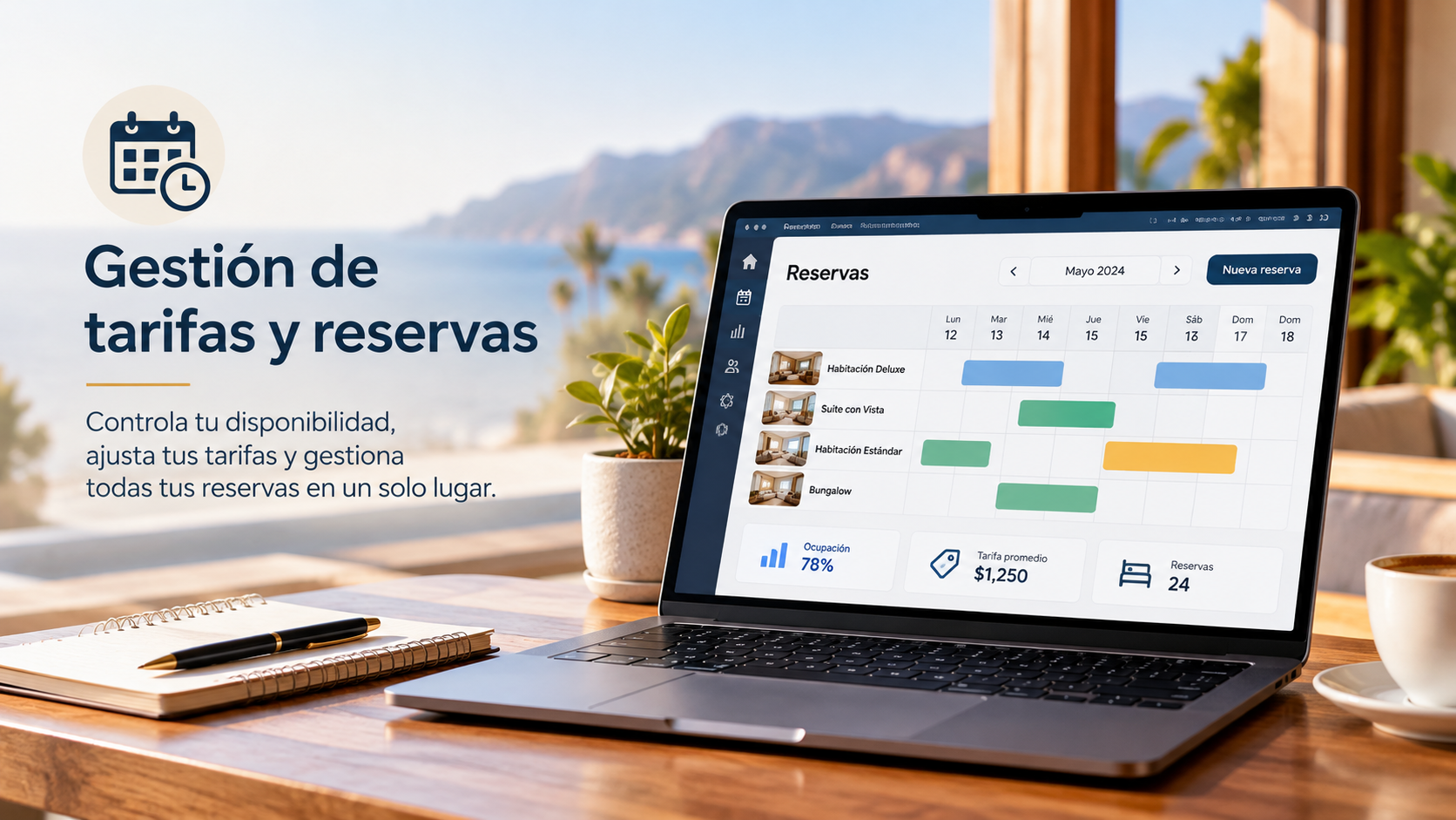 Gestión Tarifas y Reservas